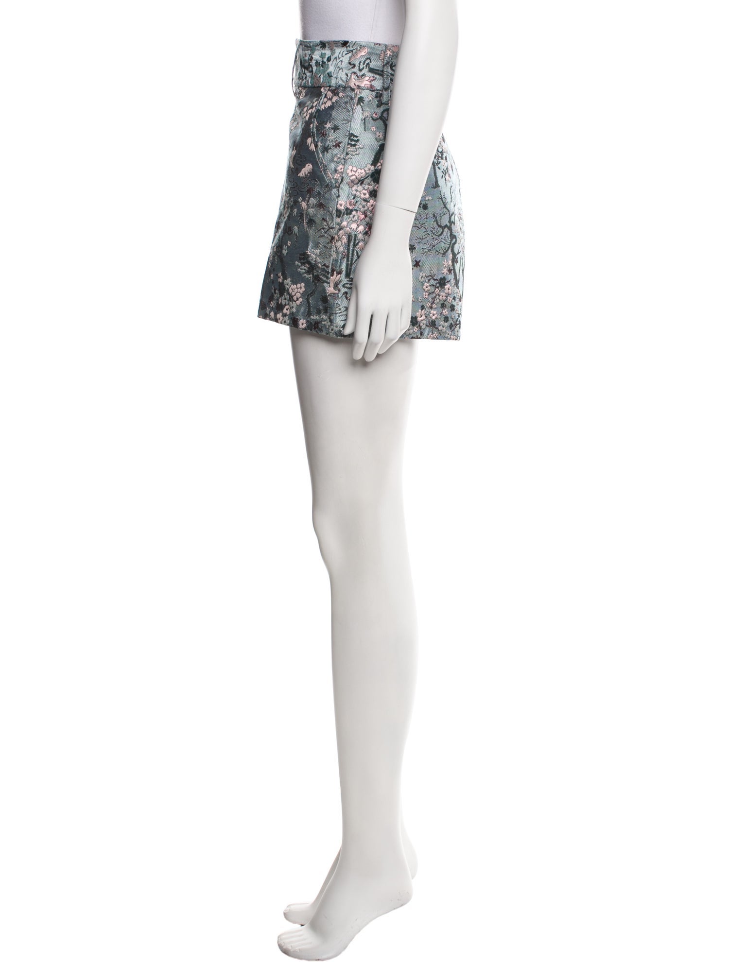 Alice + Olivia Printed Mini Shorts